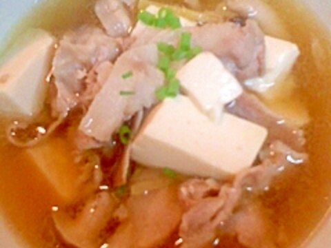 酸辣湯風 豚肉のスープ